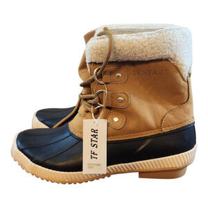 TF Star duck boots 3M thinsulate water resistant sz 7 lace up winter snow boots